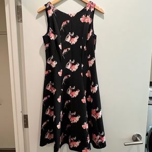 Joseph Ribkoff a line dress vintage abstract print, size 8